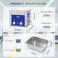 DK SONIC 10L Ultrasonic Cleaner, Encoded Sonic Carburetor Cleaner