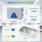 DK SONIC 37L Ultrasonic Cleaner, Digital Sonic Carburetor Cleaner