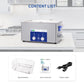 DK SONIC Ultrasonic Cleaner 22L 480W, Ultrasonic Carburetors Cleaner with Power Adjustable Encoded Control and Five Modes for Parts,Circuit Board,Engines Cleaning
