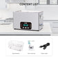 DK SONIC Ultrasonic Cleaner 30L, 600W Heavy-Duty Sonic Cleaner with Smart Touch Control, Five Modes for Motorcycle Engines, Carburetors, Chains,Circuit Board (Include Basket)