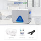 DK SONIC Ultrasonic Cleaner 37L,720W Industrial Ultrasonic Parts Cleaner with Heater&Timer, Digital Control&Basket, Multiple Functions for Motorcycle Engines,Carburetors, Chains
