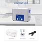 DK SONIC Ultrasonic Cleaner 37L 720W, Ultrasonic Carburetors Cleaner with Intelligent Mechanical Timer, Heater &Power Adjustable Function for Carburettors, Motorbike Engines, Chains