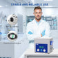 DK SONIC Ultrasonic Cleaner 10L 240W, Ultrasonic Carburetors Cleaner with Intelligent Mechanical Timer, Heater &Power Adjustable Function for Carburettors, Motorbike Engines, Chains
