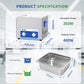 DK SONIC Ultrasonic Cleaner,15L 360W Sonic Cleaner with Heater&Mechanical Timer,Ultrasonic Carburetor Cleaner for Cleaning Gun,Engine,Carburetors,Chains(Include Basket)