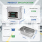 DK SONIC Professional Ultrasonic Cleaner 3L,120W Precision Ultrasonic Jewelry Cleaner with Timer,Heater&Touch Control, Multi-Application for Glasses,Chains,Watches (Include Basket)